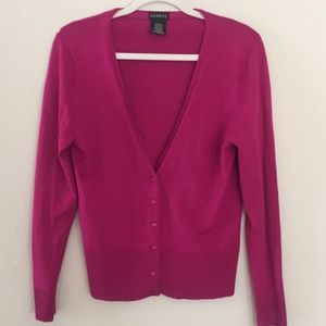 Plus Size 22/24 Magenta Cardigan